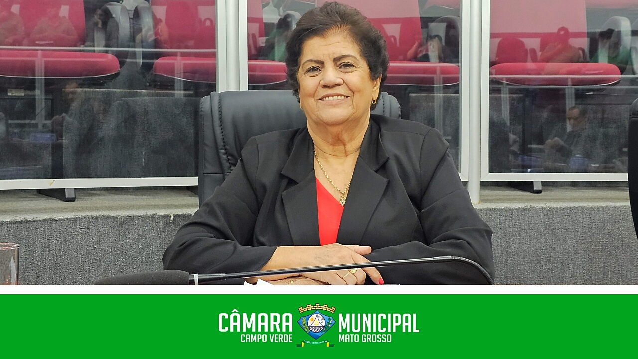A vereadora Socorro indica a instalação de Painel Eletrônico no campo de futebol do Estádio Municipal.