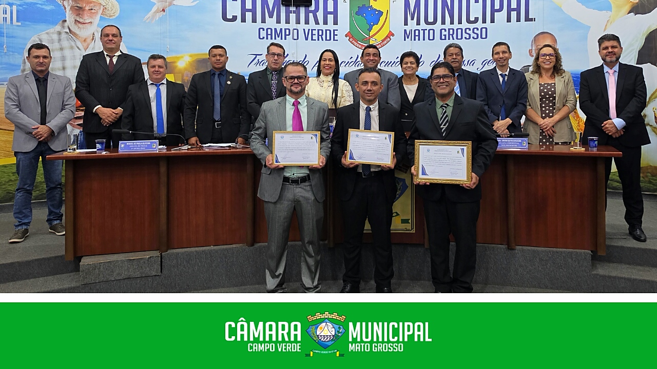 Câmara Municipal de Campo Verde homenageia Pastor Vander Ribeiro Marques e a Comunidade Resgate Vidas Despertar.